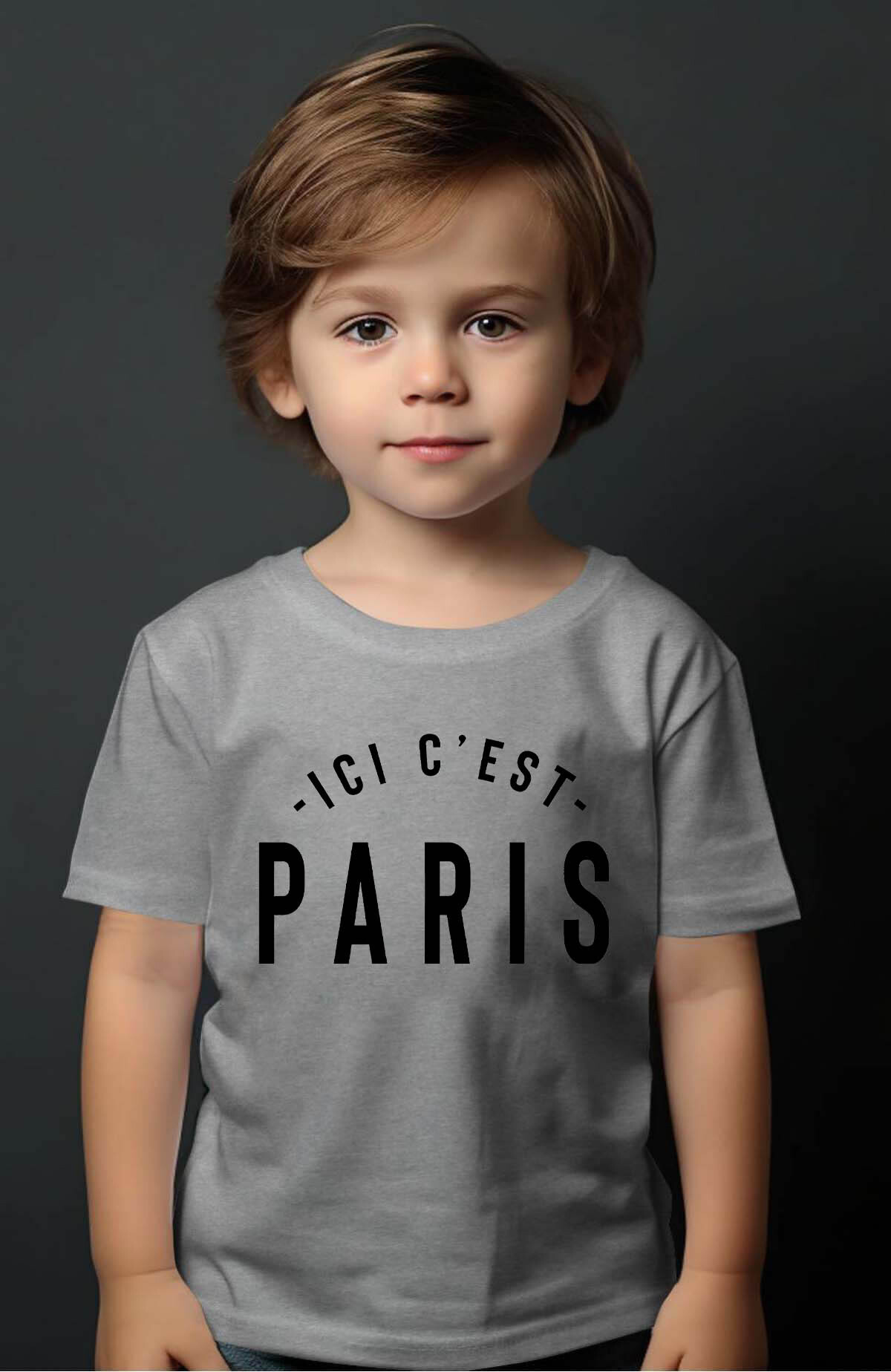 Großhändler I.A.L.D FRANCE - Hier Paris - Junge t -Shirt