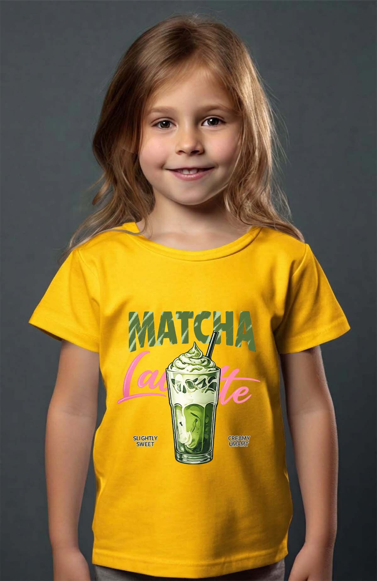 Grossiste I.A.L.D FRANCE - Matcha latte - T-shirt Fille
