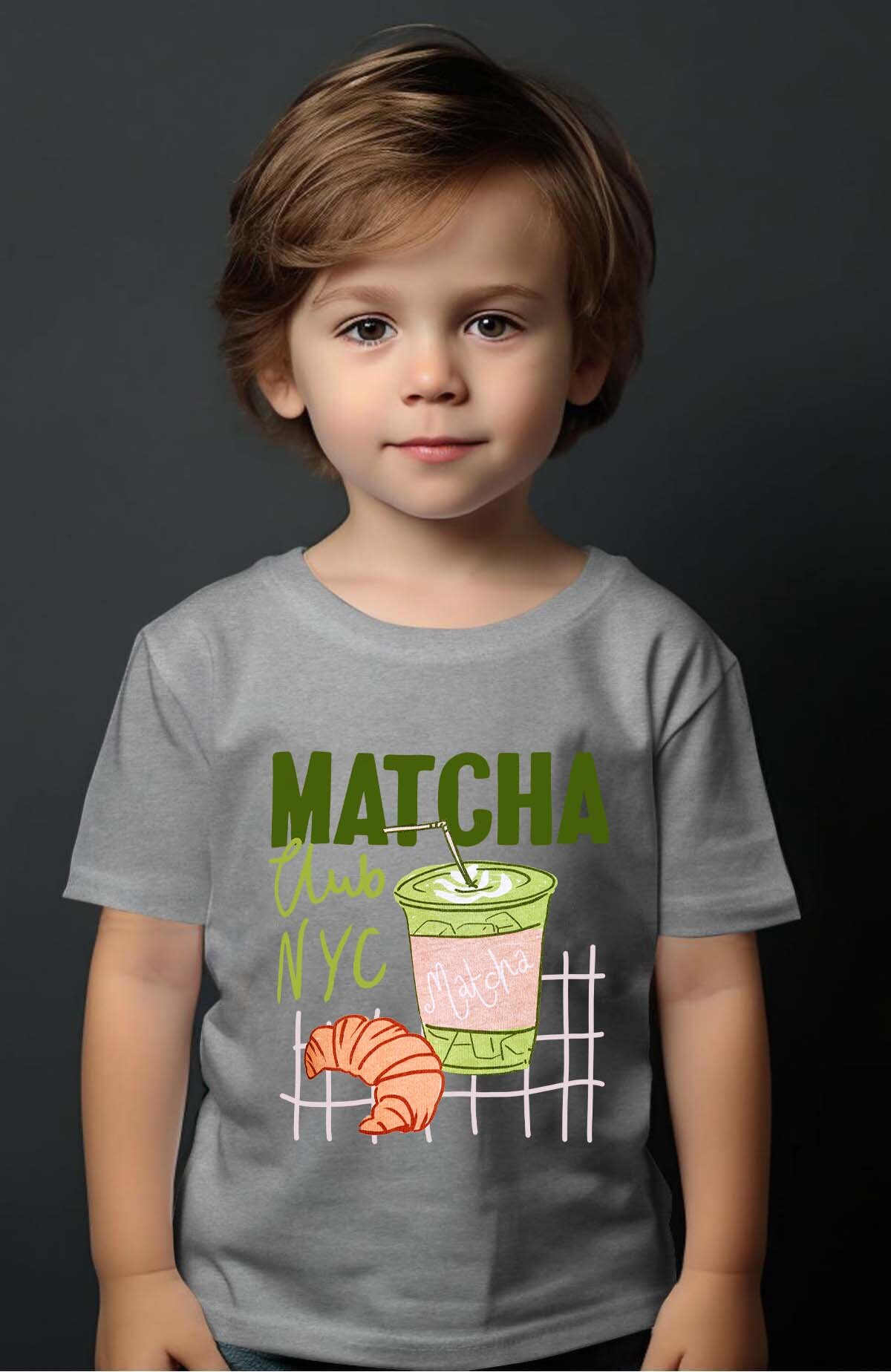 Grossiste I.A.L.D FRANCE - Matcha club nyc - T-shirt Garçon