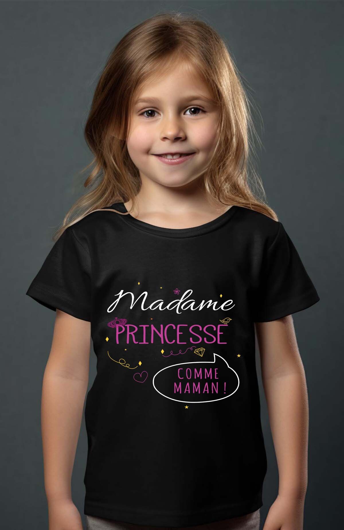 Großhändler I.A.L.D FRANCE - Kleine Prinzessin wie Mama - Mädchen T-Shirt