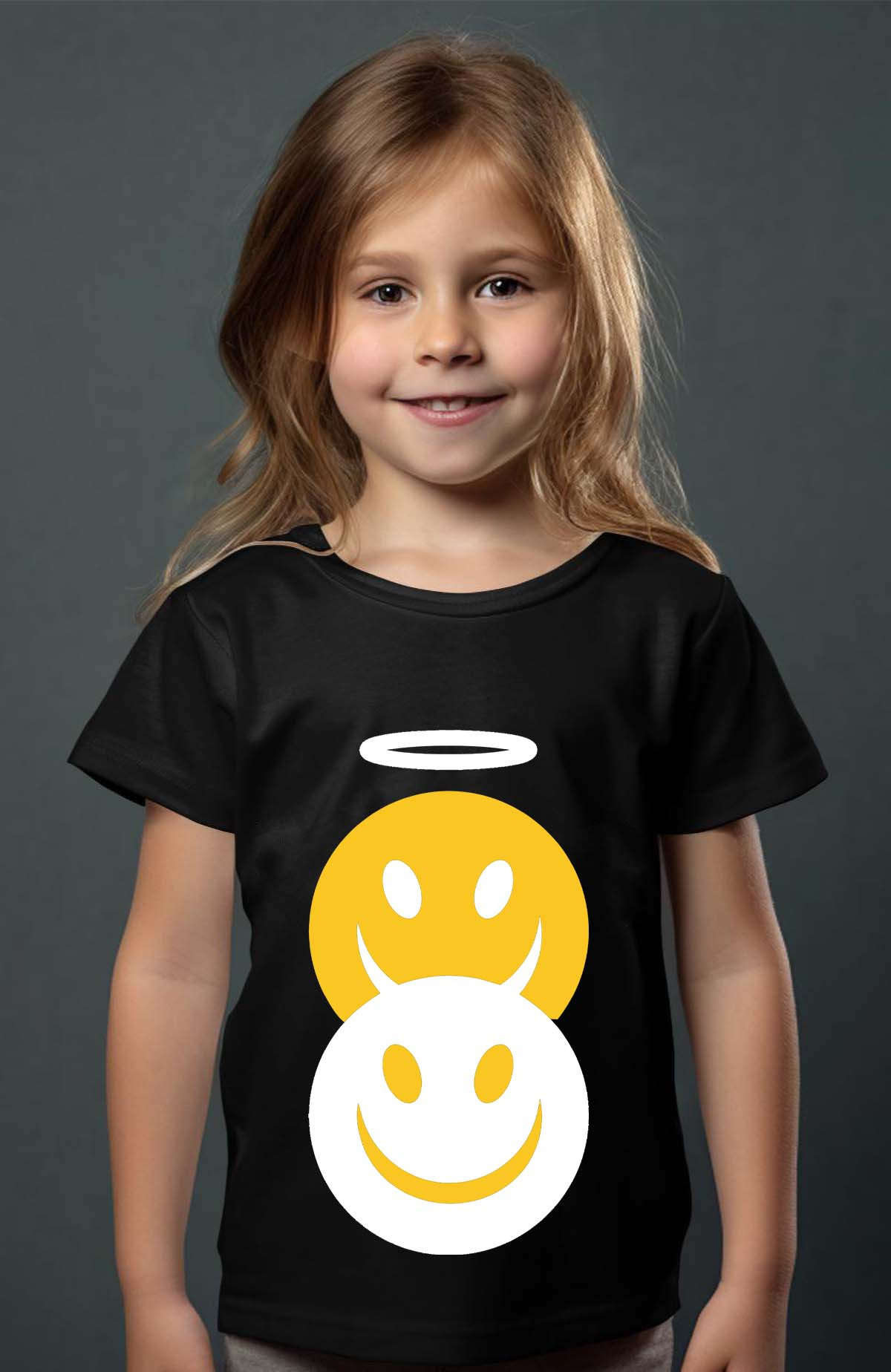 Grossiste I.A.L.D FRANCE - Smil angeDemon - T-shirt Fille
