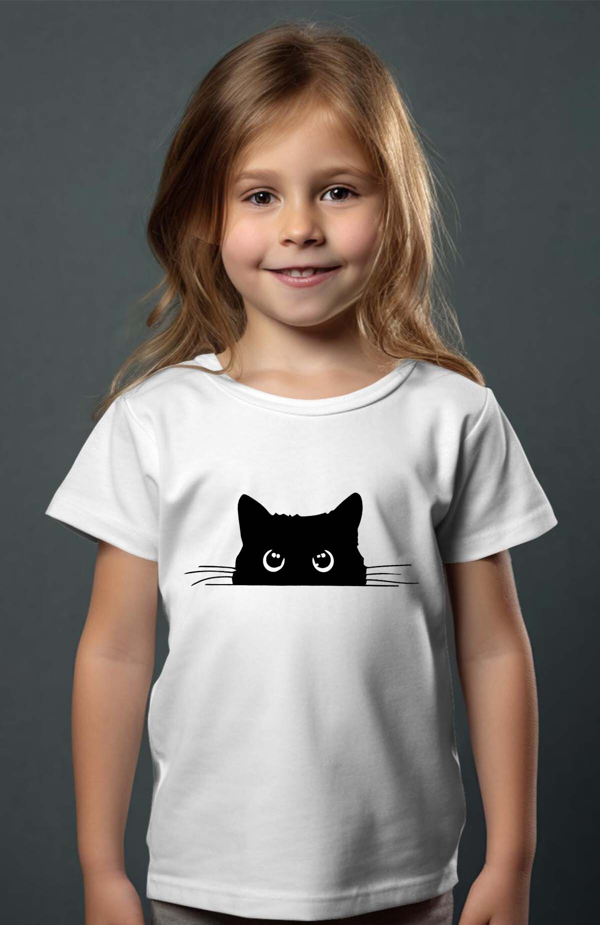 Grossiste I.A.L.D FRANCE - chat caché - T-shirt Fille
