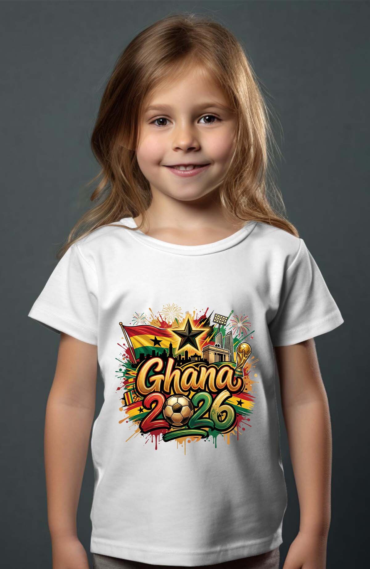 Grossiste I.A.L.D FRANCE - Cdm26 Ghana - T-shirt Fille