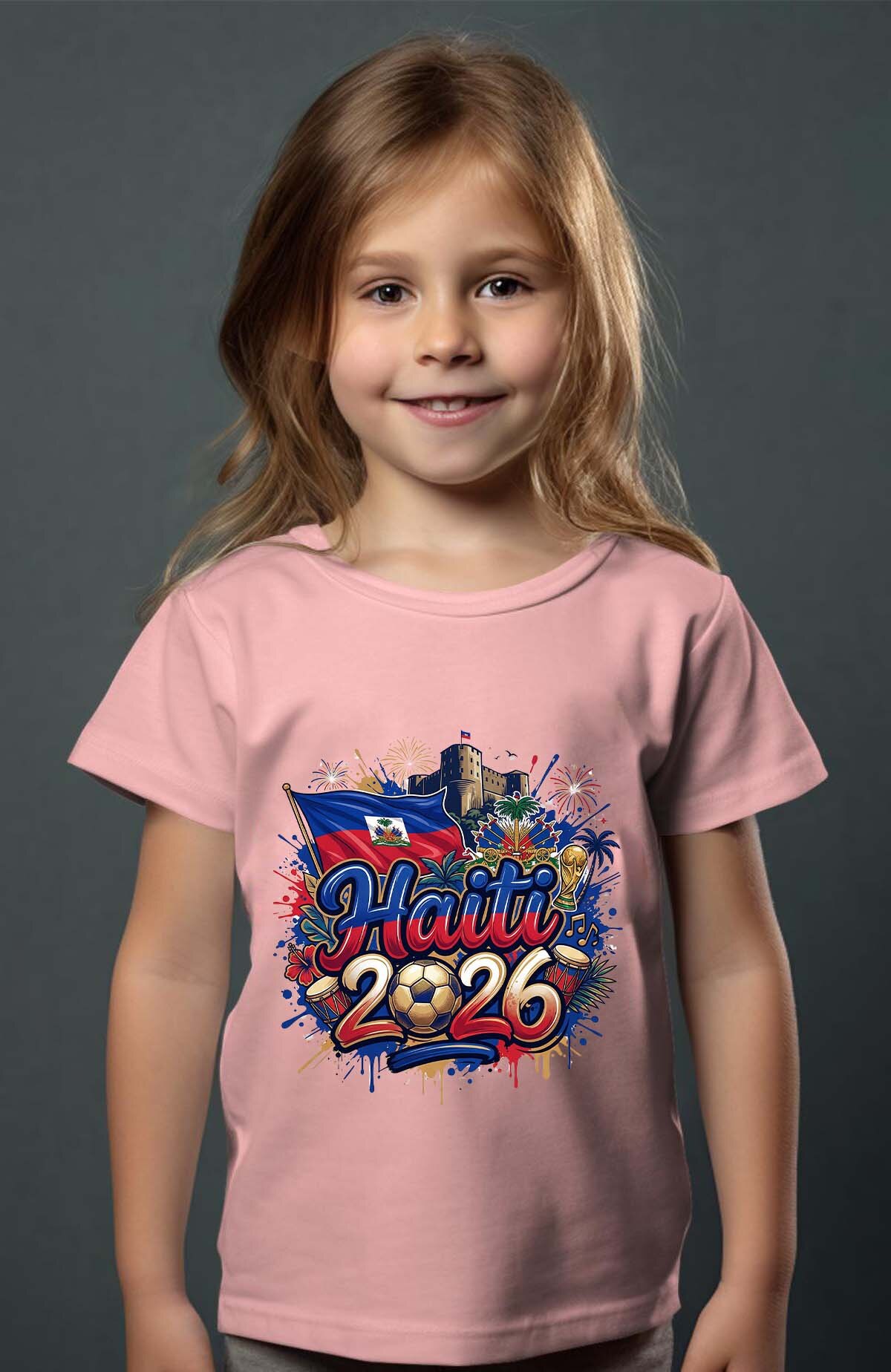 Grossiste I.A.L.D FRANCE - Cdm26 Haiti - T-shirt Fille