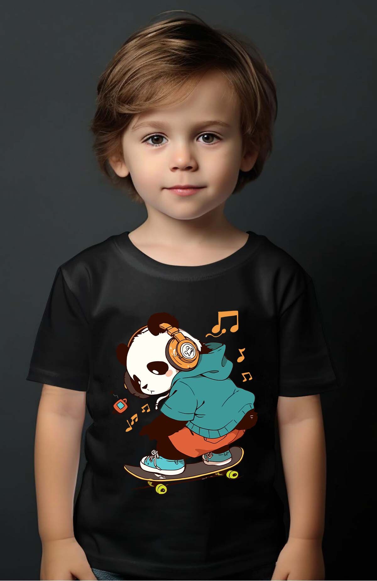 Großhändler I.A.L.D FRANCE - Skate Panda - Jungen T-Shirt