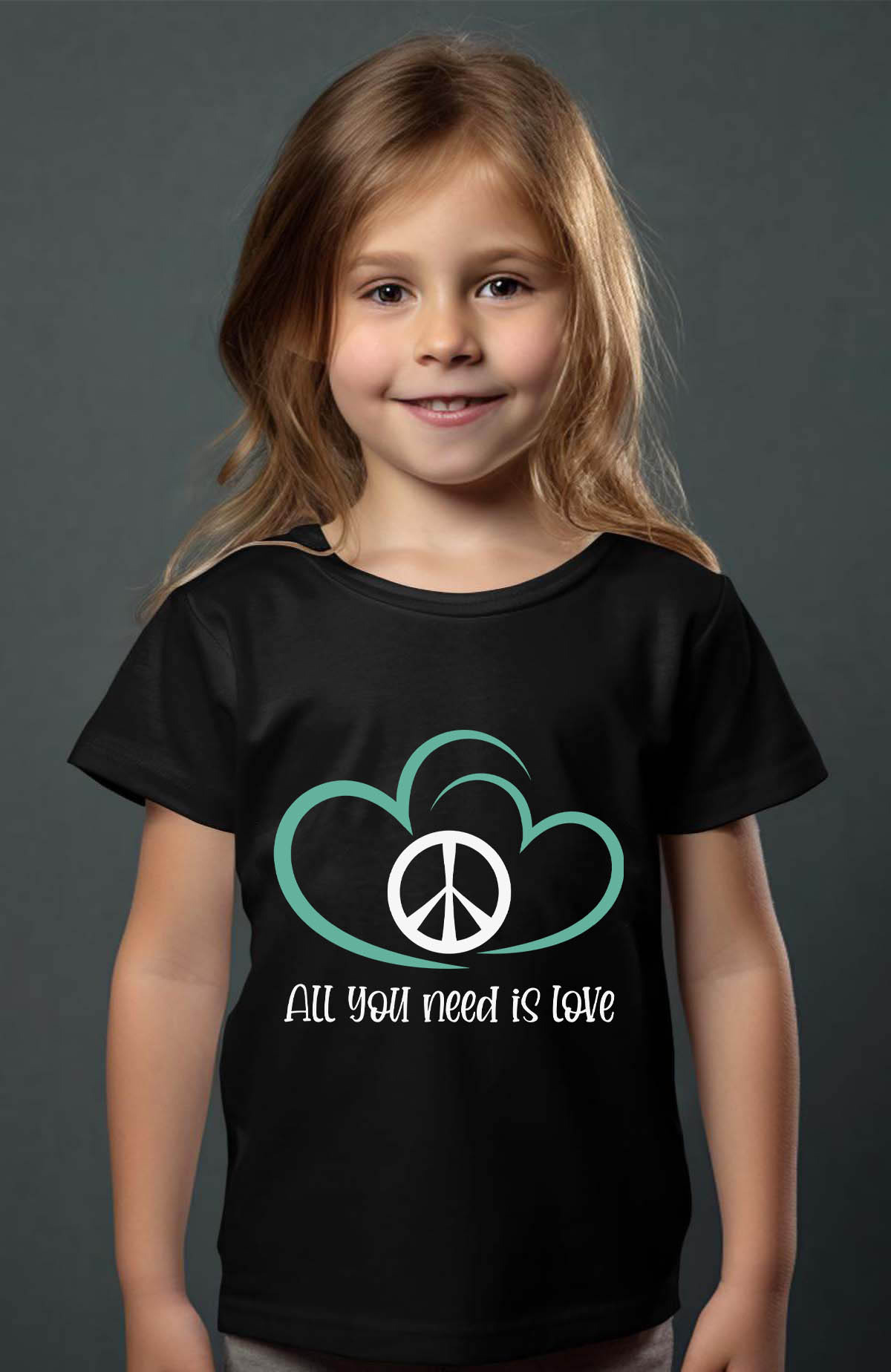 Großhändler I.A.L.D FRANCE - Wolkenfrieden l - Mädchen t -Shirt