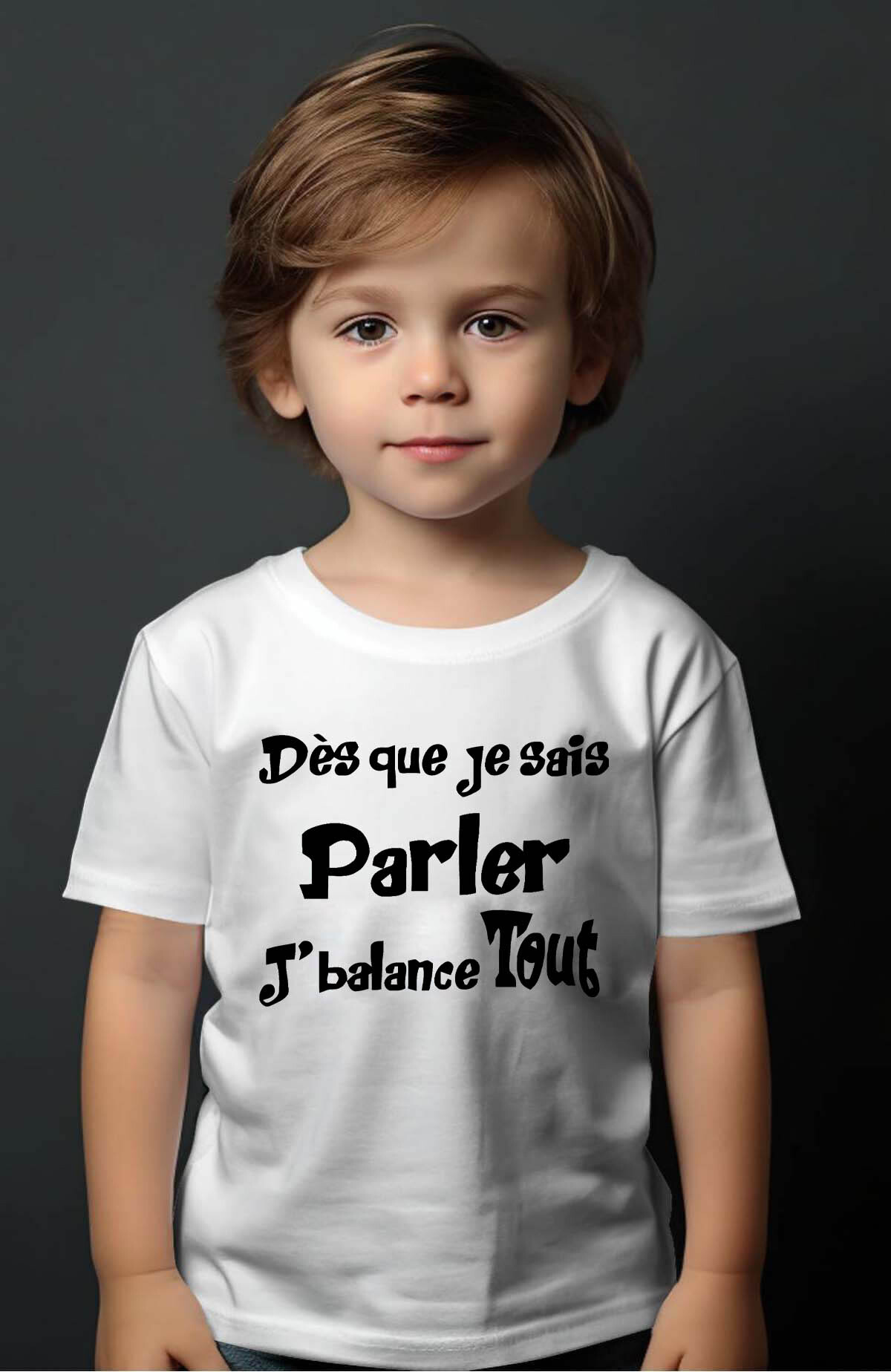 Mayorista I.A.L.D FRANCE - Sé hablar - boy t -shirt