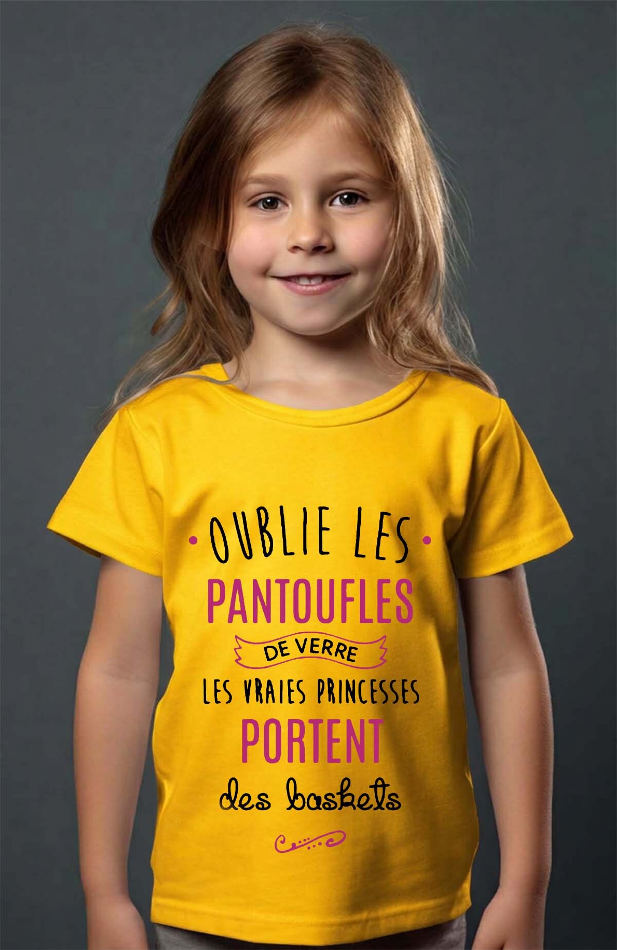 Grossiste I.A.L.D FRANCE - Pantoufles Princesse - T-shirt Fille