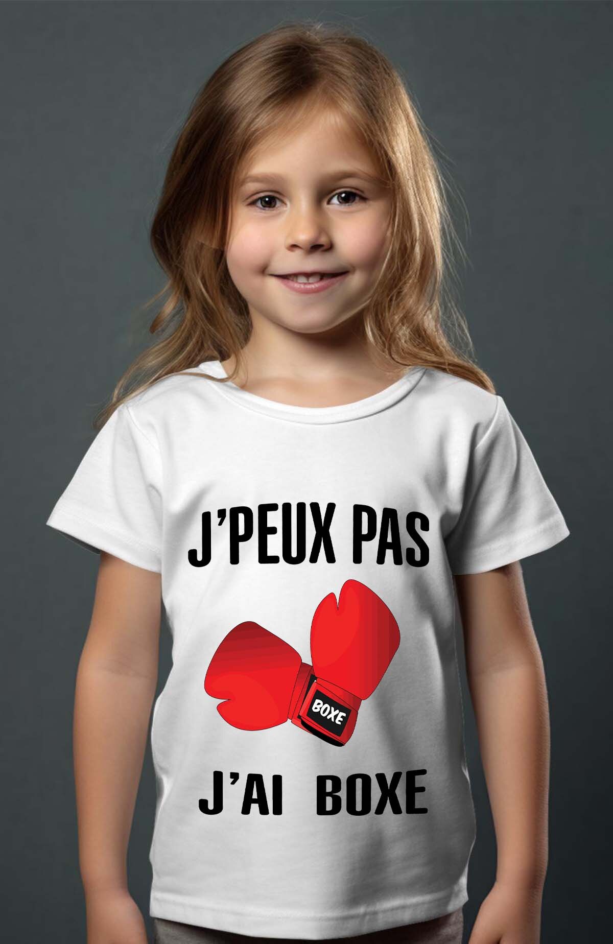 Großhändler I.A.L.D FRANCE - Ich kann nicht, ich habe Boxen - Mädchen T-Shirt
