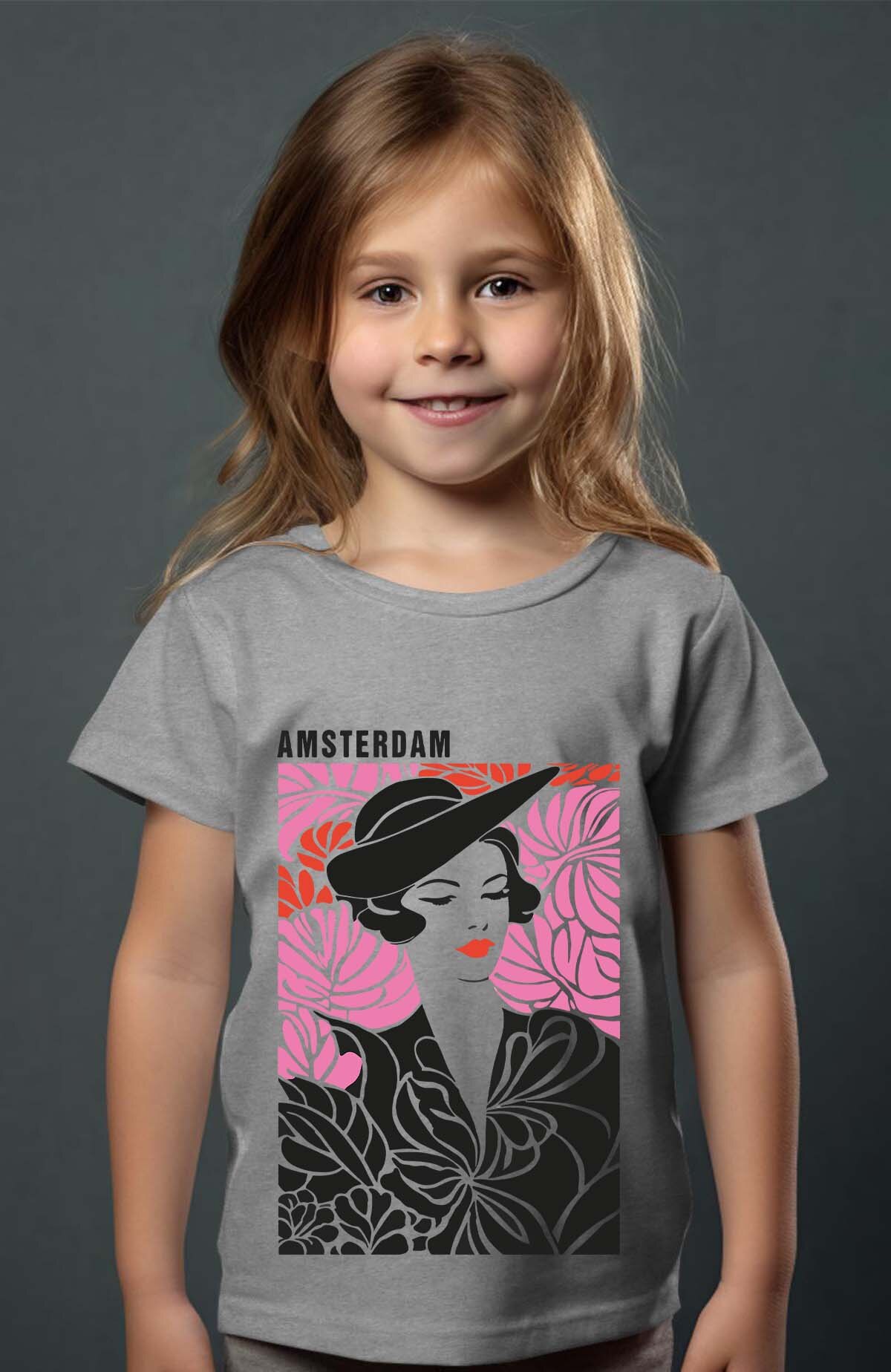 Grossiste I.A.L.D FRANCE - Fleur d'Amsterdam - T-shirt Fille