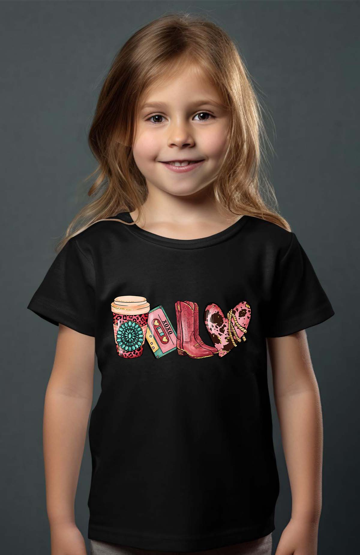 Mayorista I.A.L.D FRANCE - Café occidental - Camiseta niña