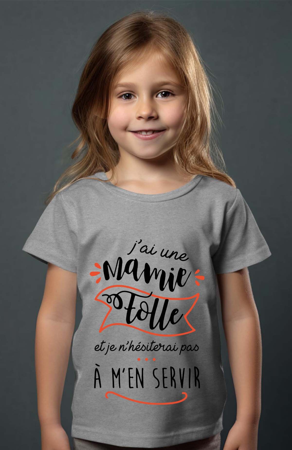 Grossiste I.A.L.D FRANCE - Mamie Folle Servir - T-shirt Fille