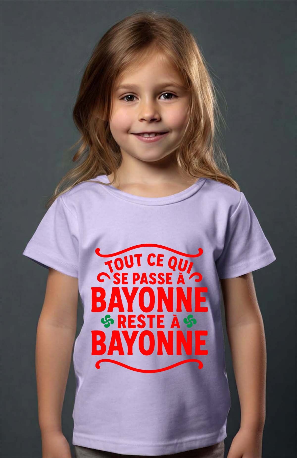 Grossiste I.A.L.D FRANCE - Passe a bayonne - T-shirt Fille
