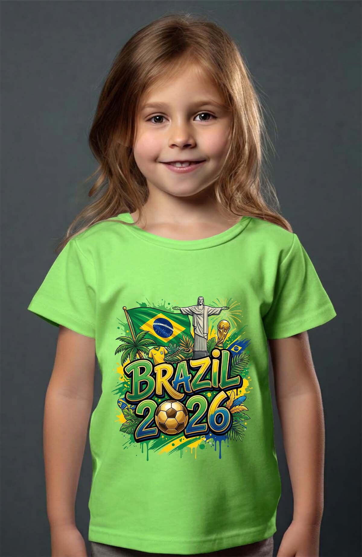 Grossiste I.A.L.D FRANCE - Cdm26 Brazil - T-shirt Fille