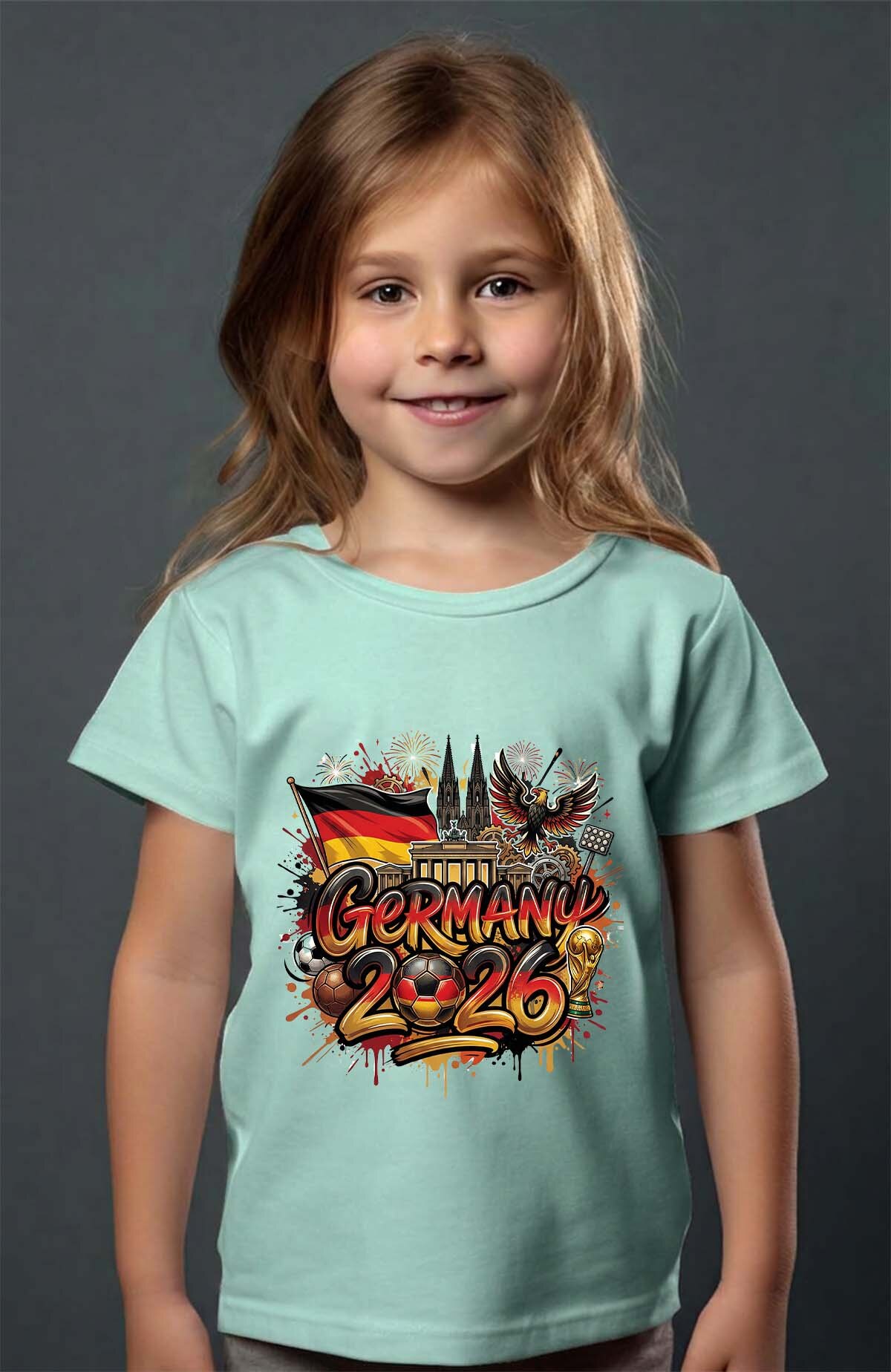 Grossiste I.A.L.D FRANCE - Cdm26 Germany - T-shirt Fille