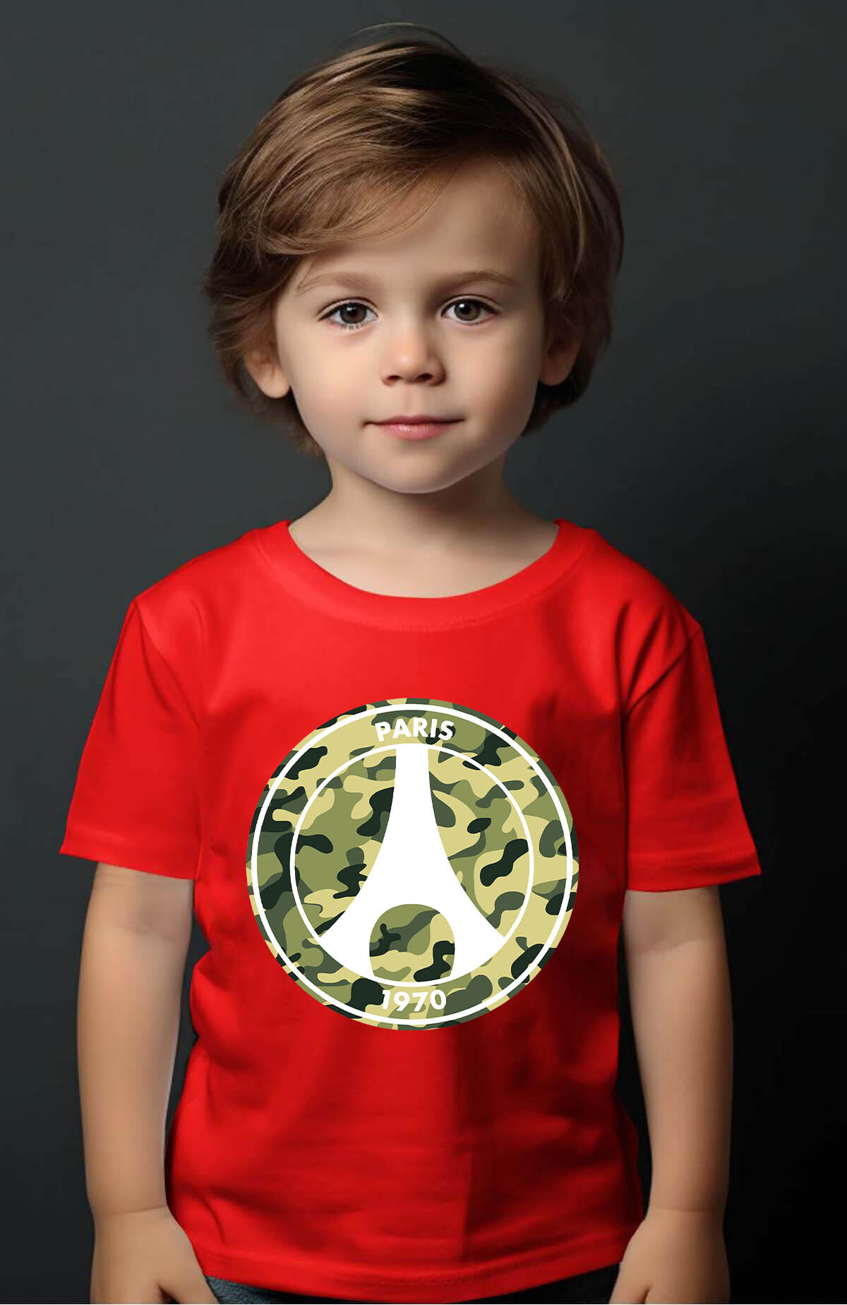 Großhändler I.A.L.D FRANCE - PSG -Krieg - Junge t -Shirt