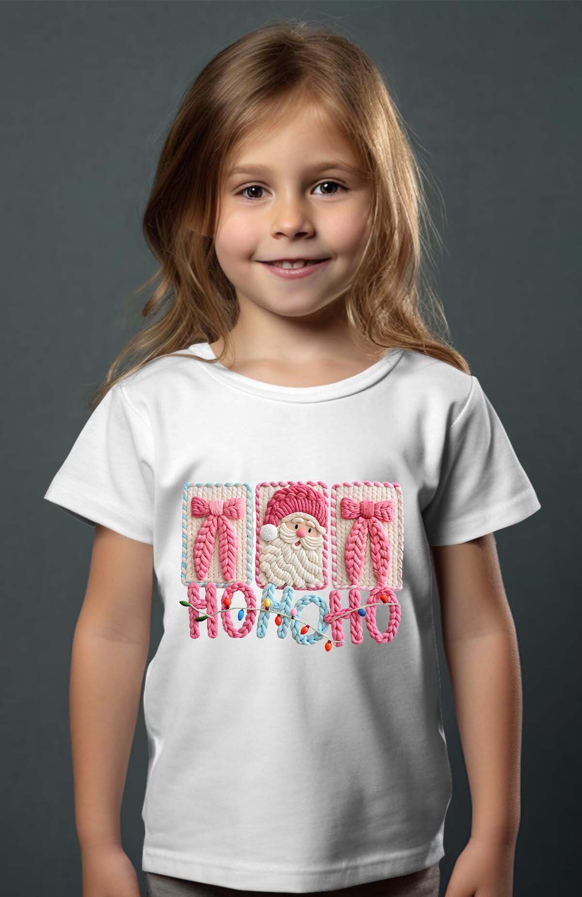 Großhändler I.A.L.D FRANCE - Faux Yarn Ho Ho - Mädchen T-Shirt