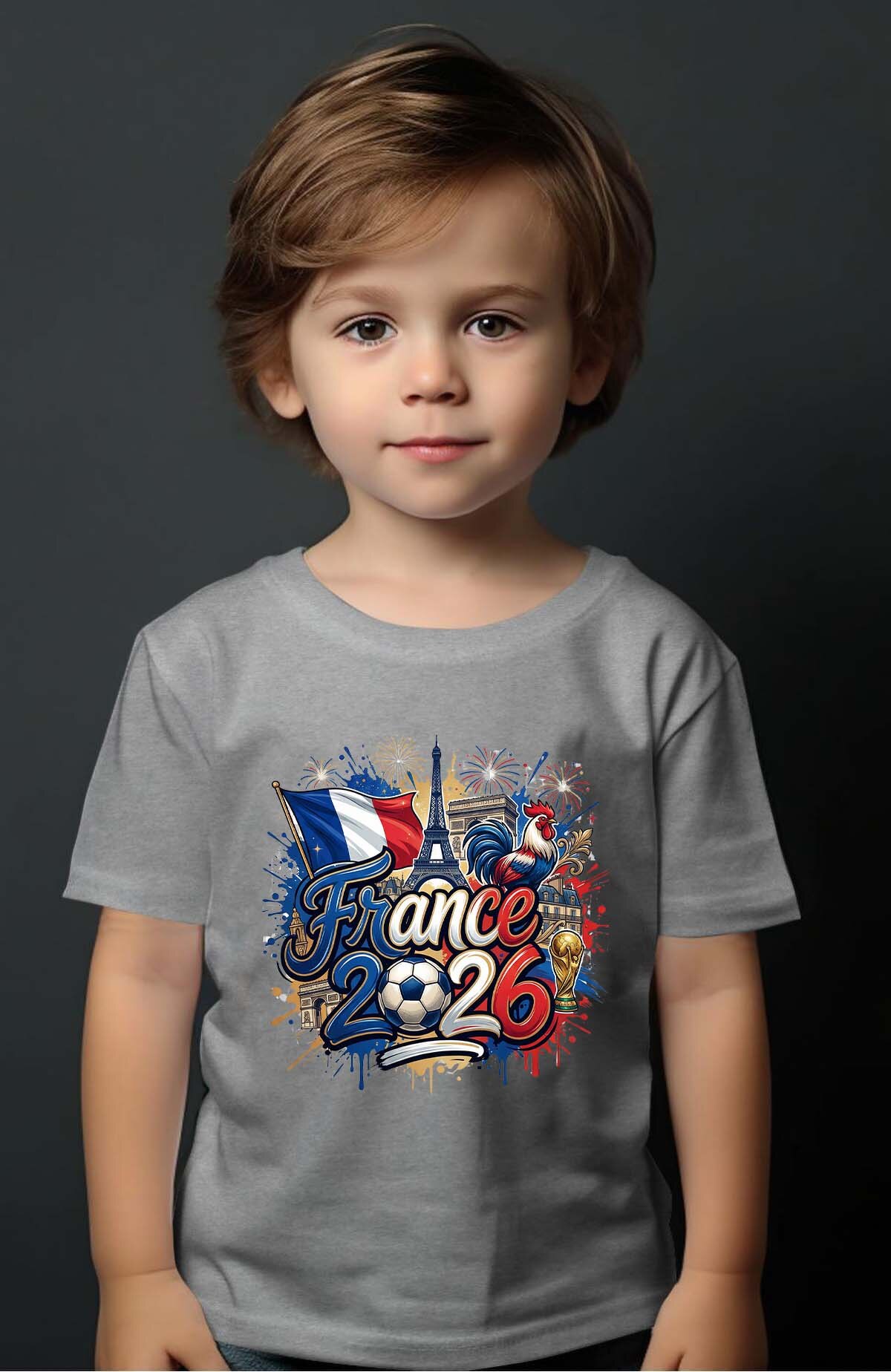 Grossiste I.A.L.D FRANCE - Cdm26 France - T-shirt Garçon