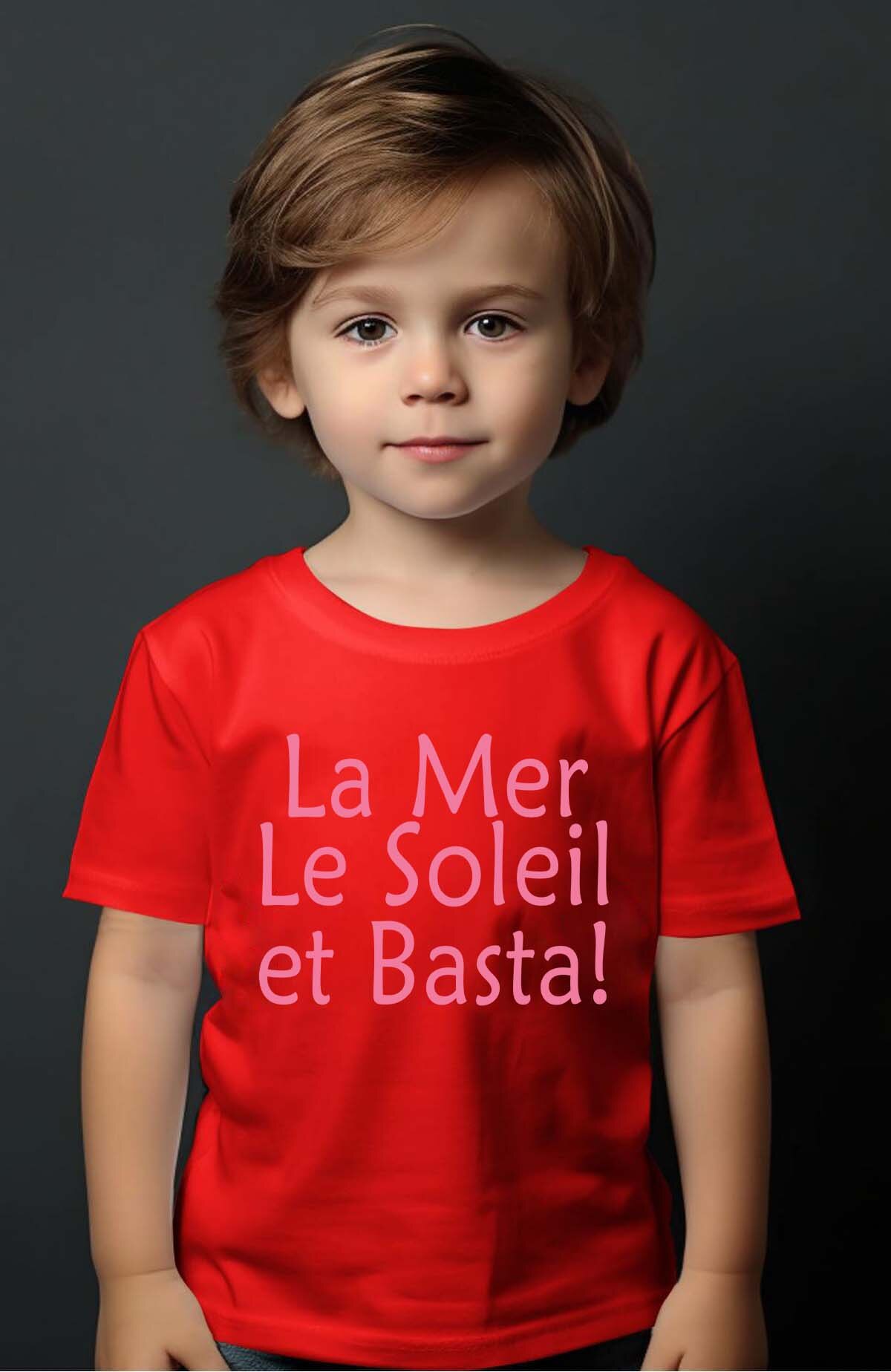 Grossiste I.A.L.D FRANCE - La mer soleil basta - T-shirt Garçon