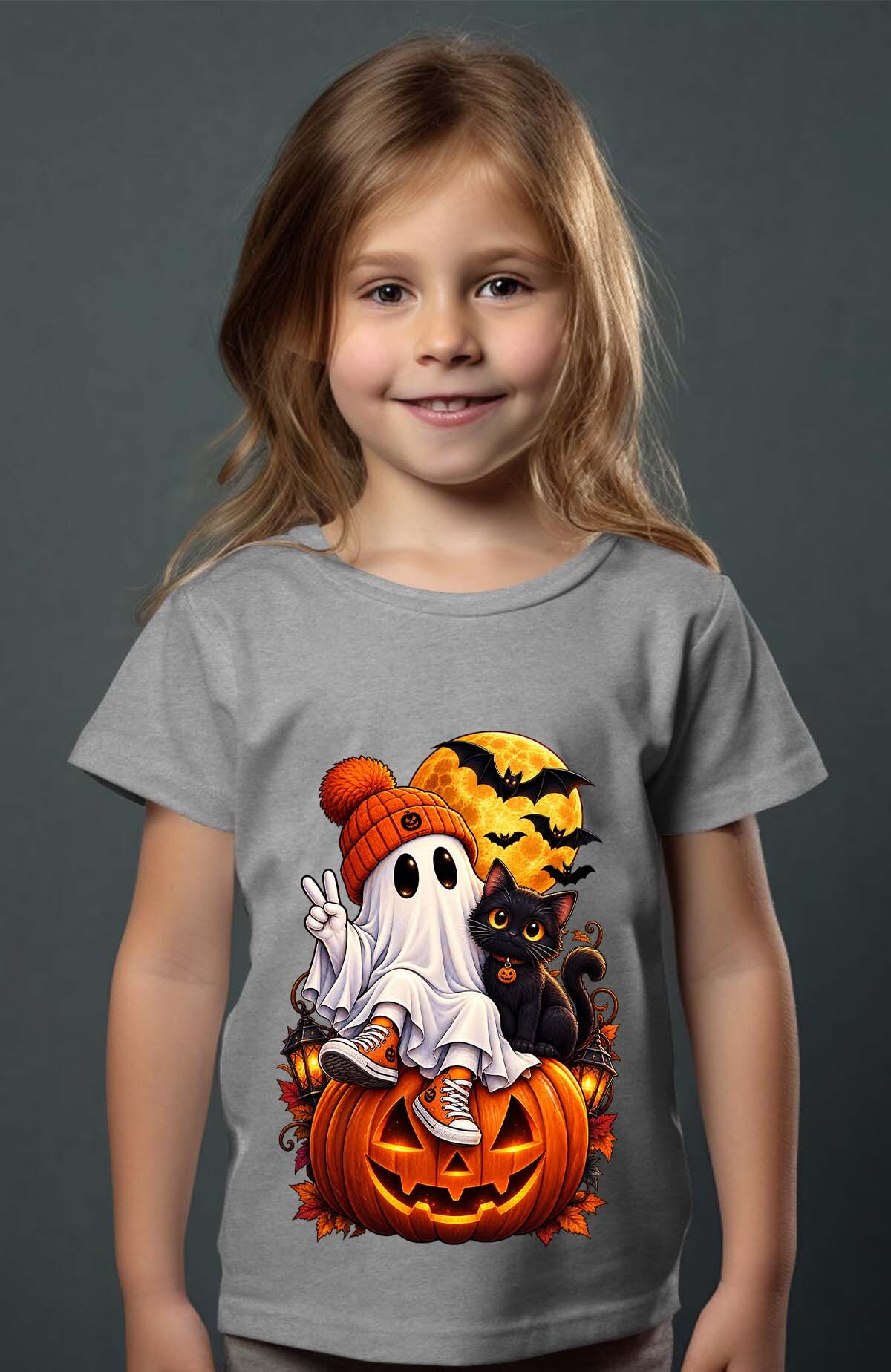 Grossiste I.A.L.D FRANCE - Amis spooky halloween - T-shirt Fille