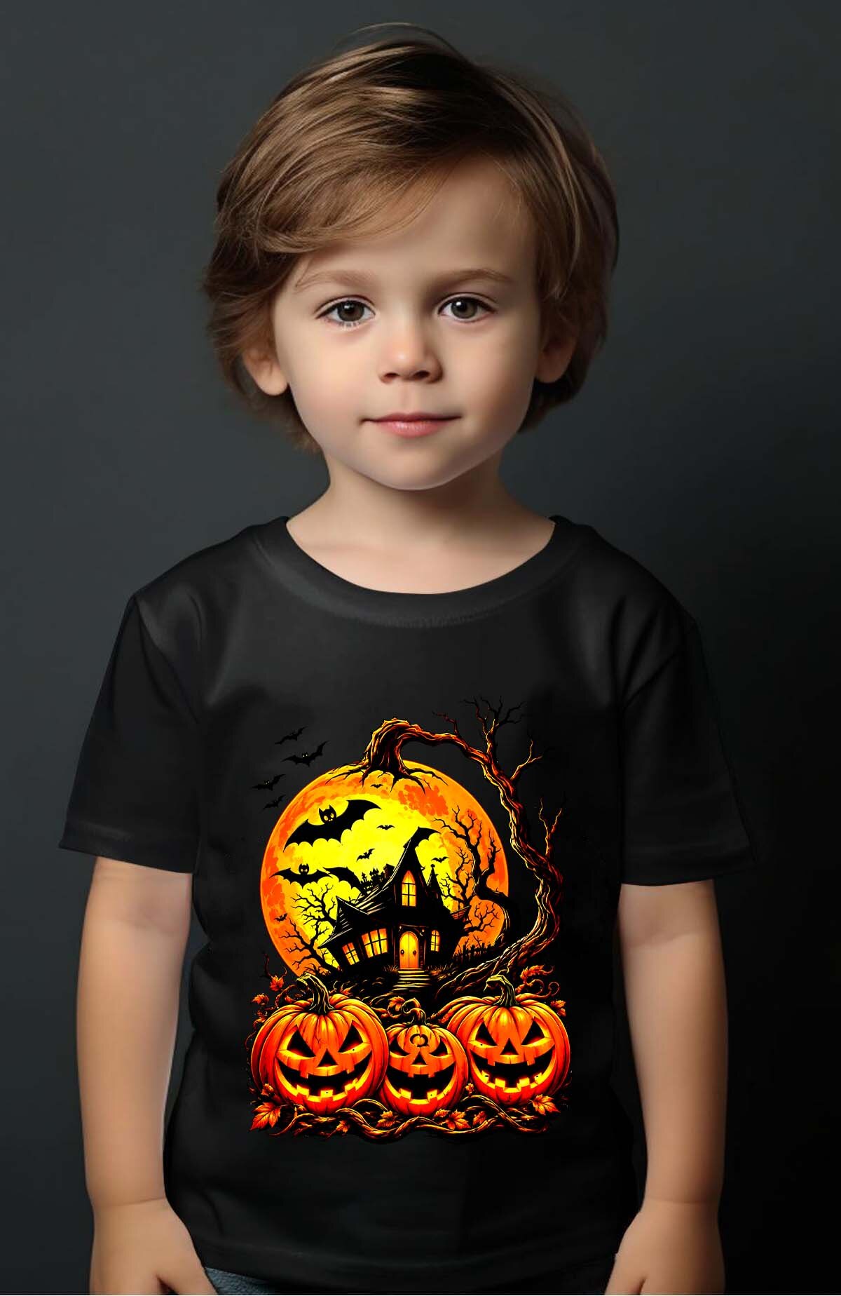 Grossiste I.A.L.D FRANCE - Halloween castle - T-shirt Garçon