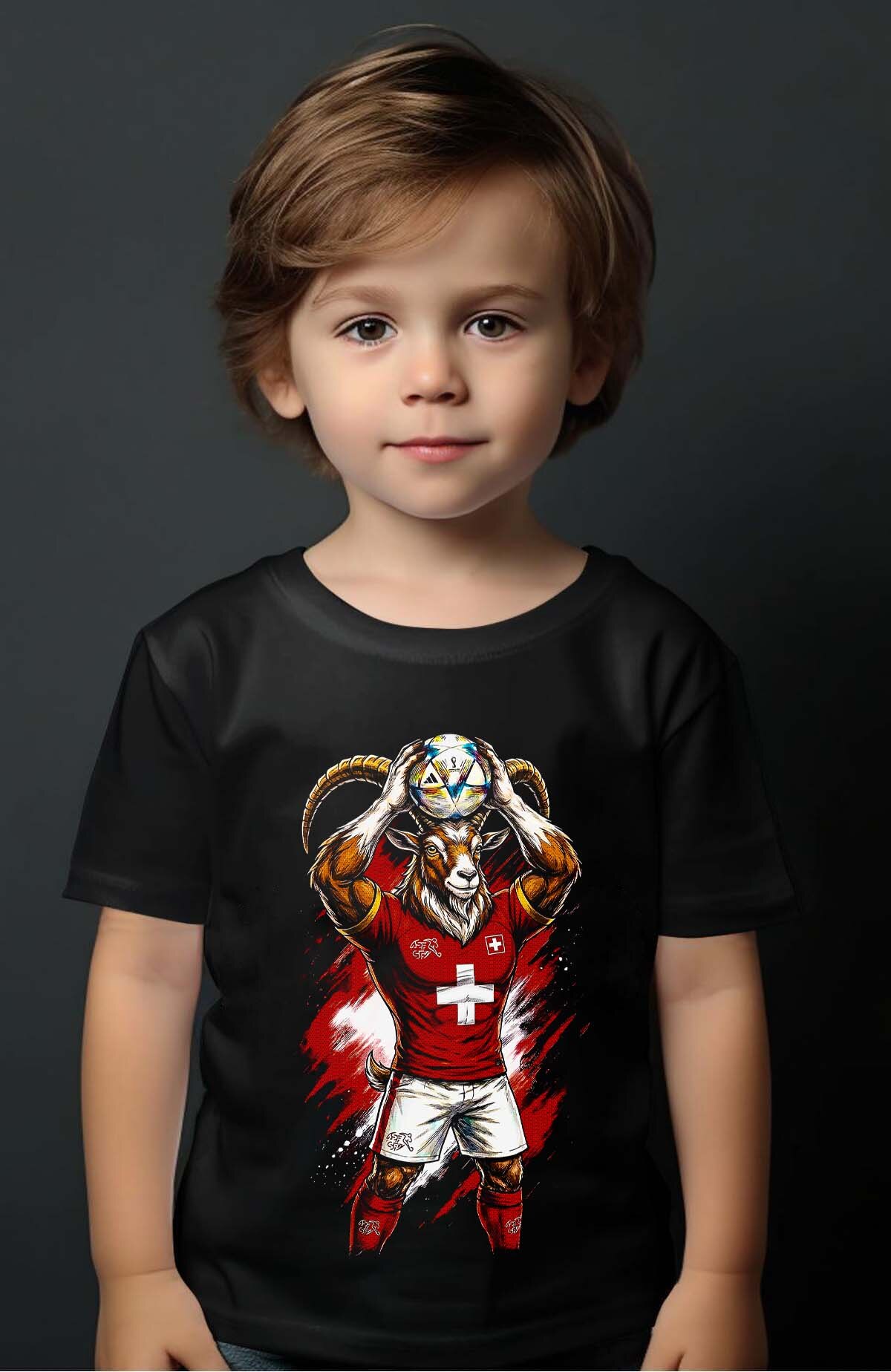 Grossiste I.A.L.D FRANCE - Suiça 1 Mascot - T-shirt Garçon