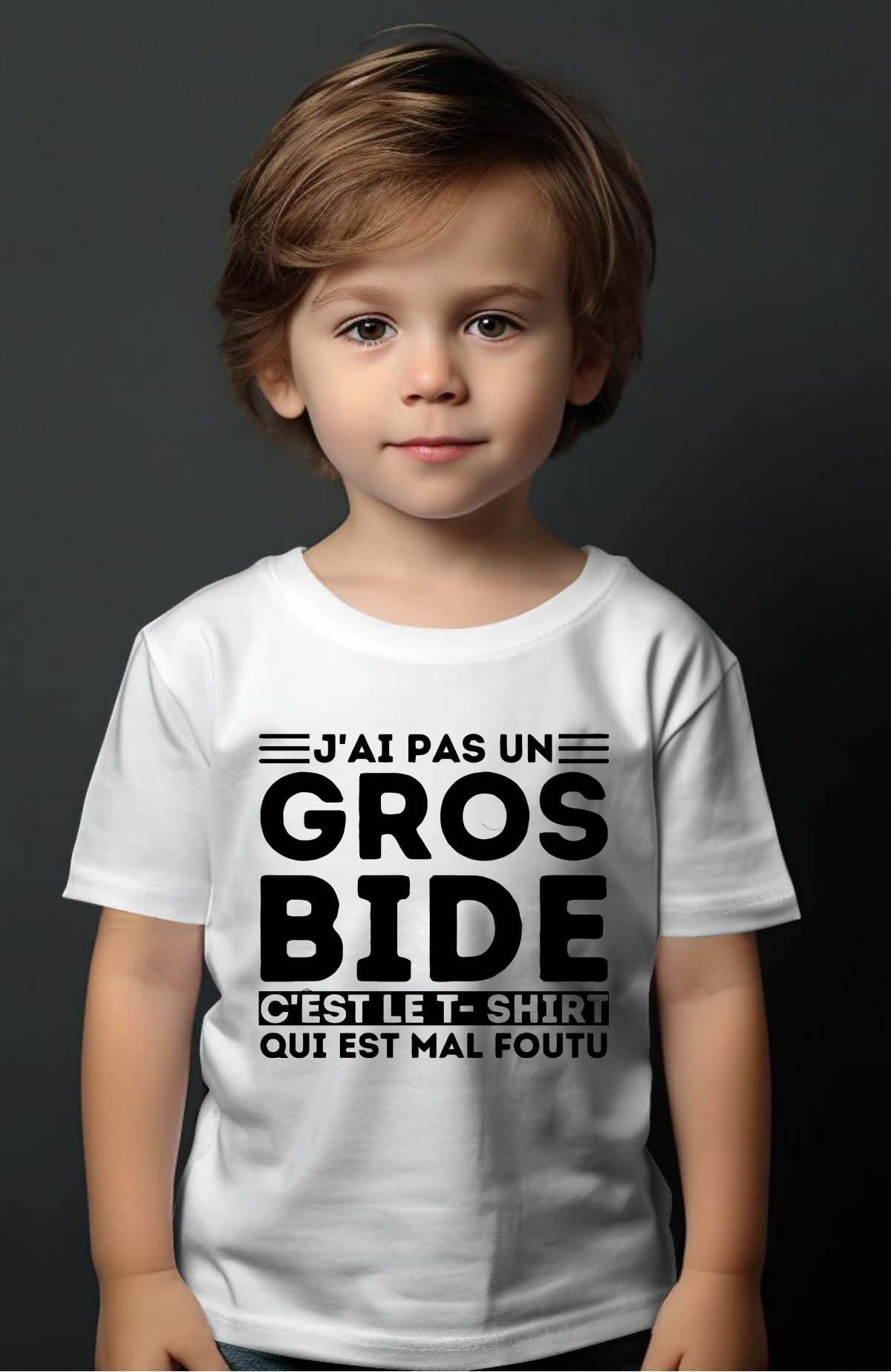 Grossiste I.A.L.D FRANCE - Gros bide - T-shirt Garçon