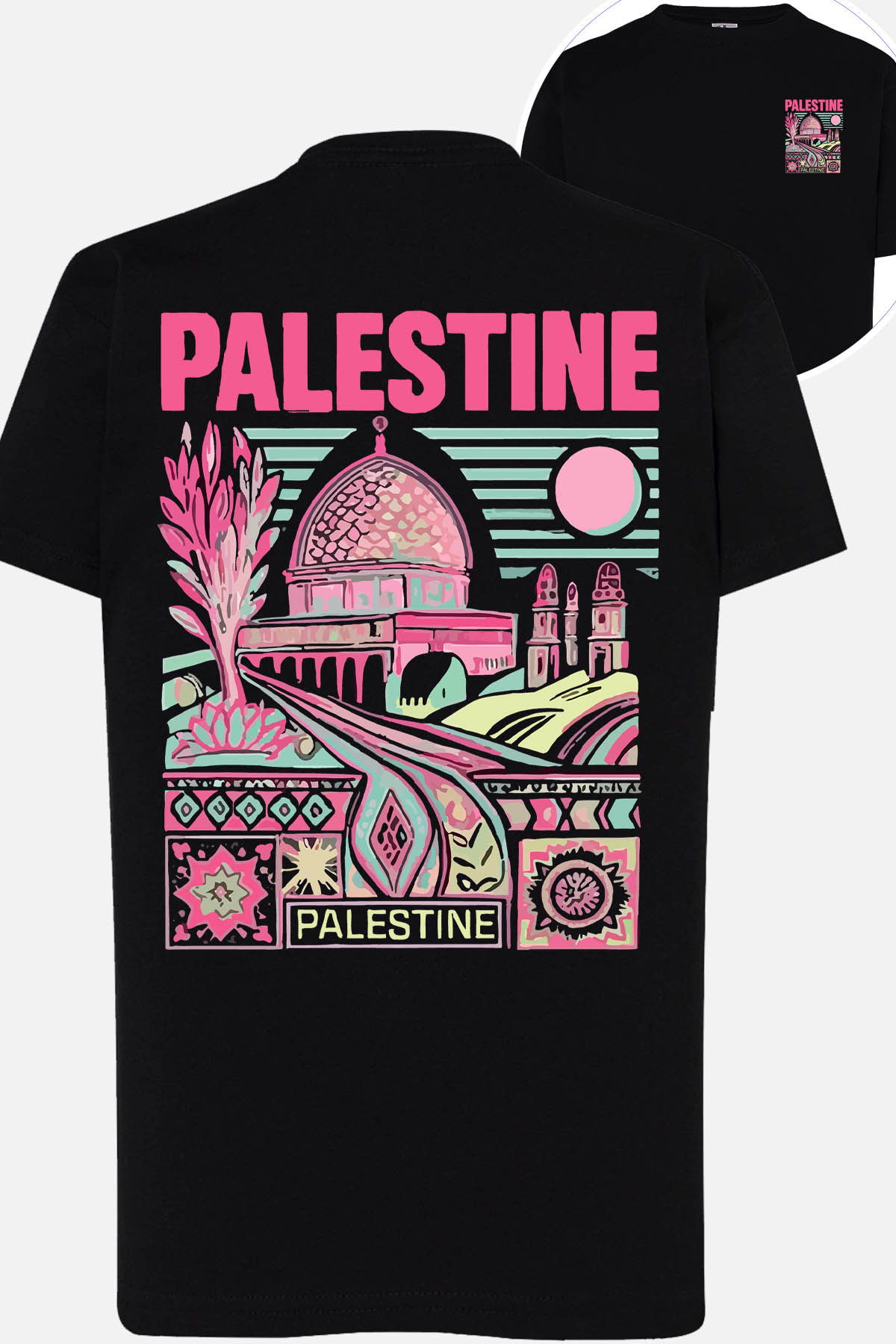 Großhändler I.A.L.D FRANCE - Palästina Neon - Mädchen T -Shirt