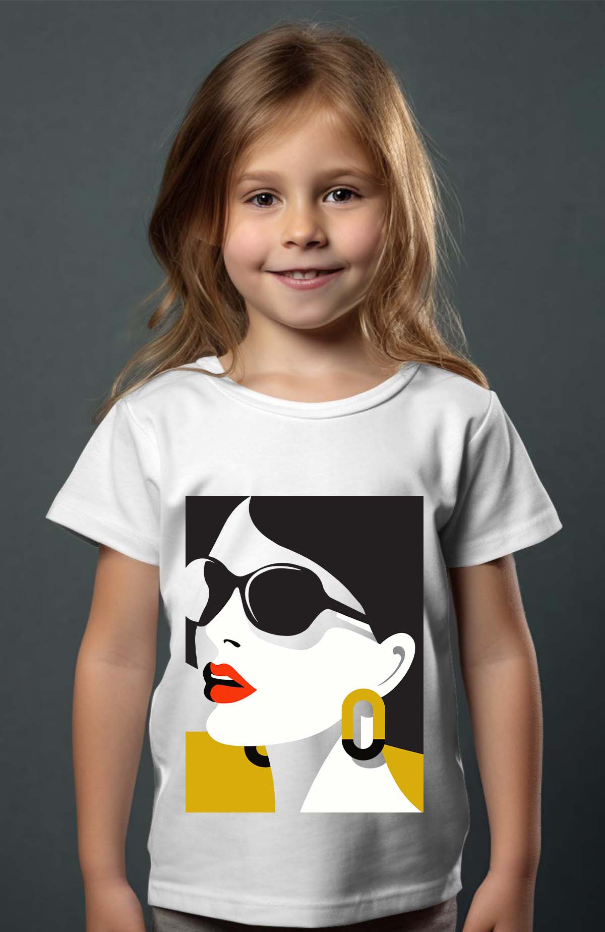 Wholesaler I.A.L.D FRANCE - Blue face V25 - Tee Girl