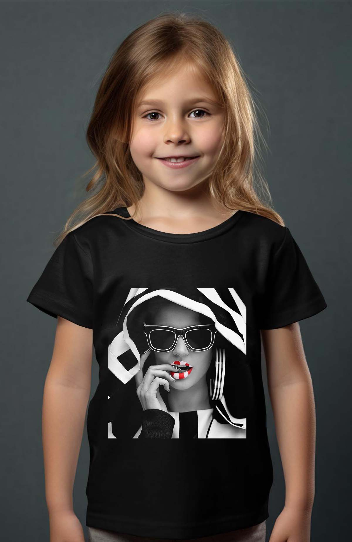 Grossiste I.A.L.D FRANCE - Lips - T-shirt Fille