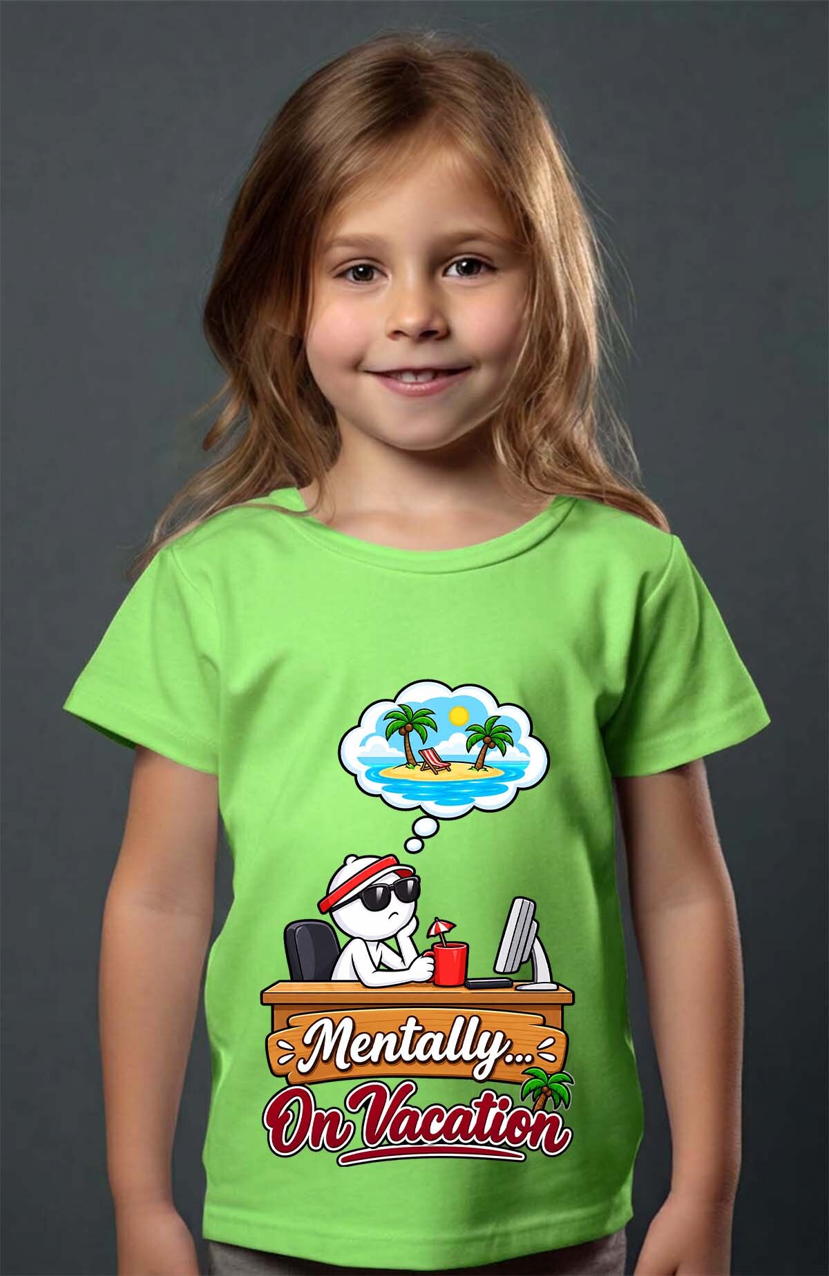 Mayorista I.A.L.D FRANCE - Mentalmente de vacaciones - Camiseta Niña