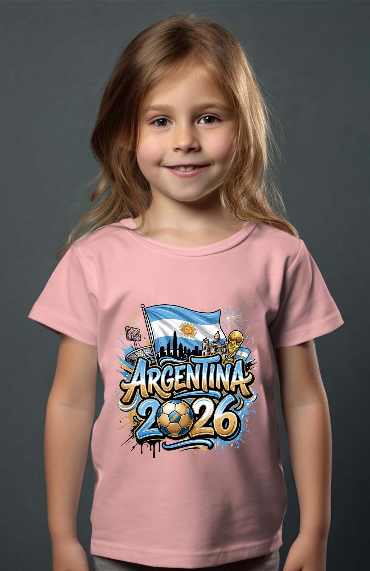 Grossiste I.A.L.D FRANCE - Cdm26 Argentina - T-shirt Fille