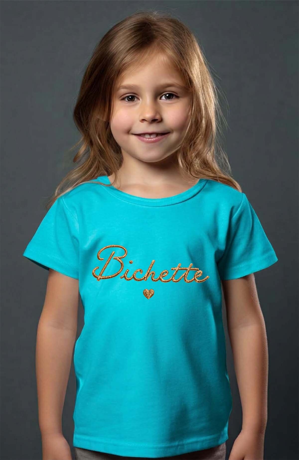 Grossiste I.A.L.D FRANCE - Bichette brod - T-shirt Fille