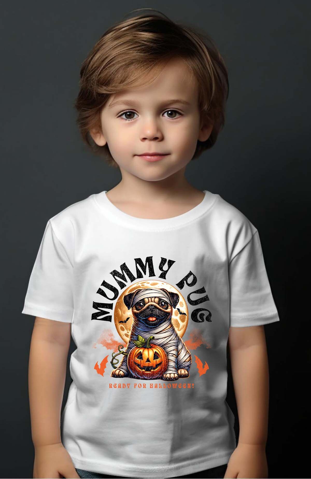 Grossiste I.A.L.D FRANCE - Mummy Pug - T-shirt Garçon