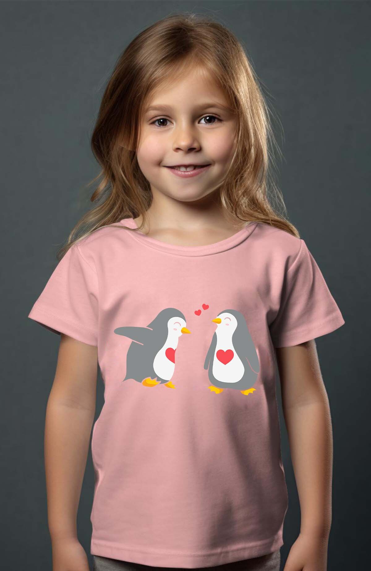 Großhändler I.A.L.D FRANCE - Pinguine - Mädchen T-Shirt