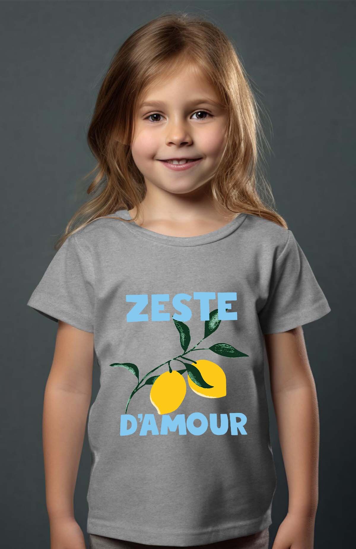 Grossiste I.A.L.D FRANCE - Zeste d'amour - T-shirt Fille
