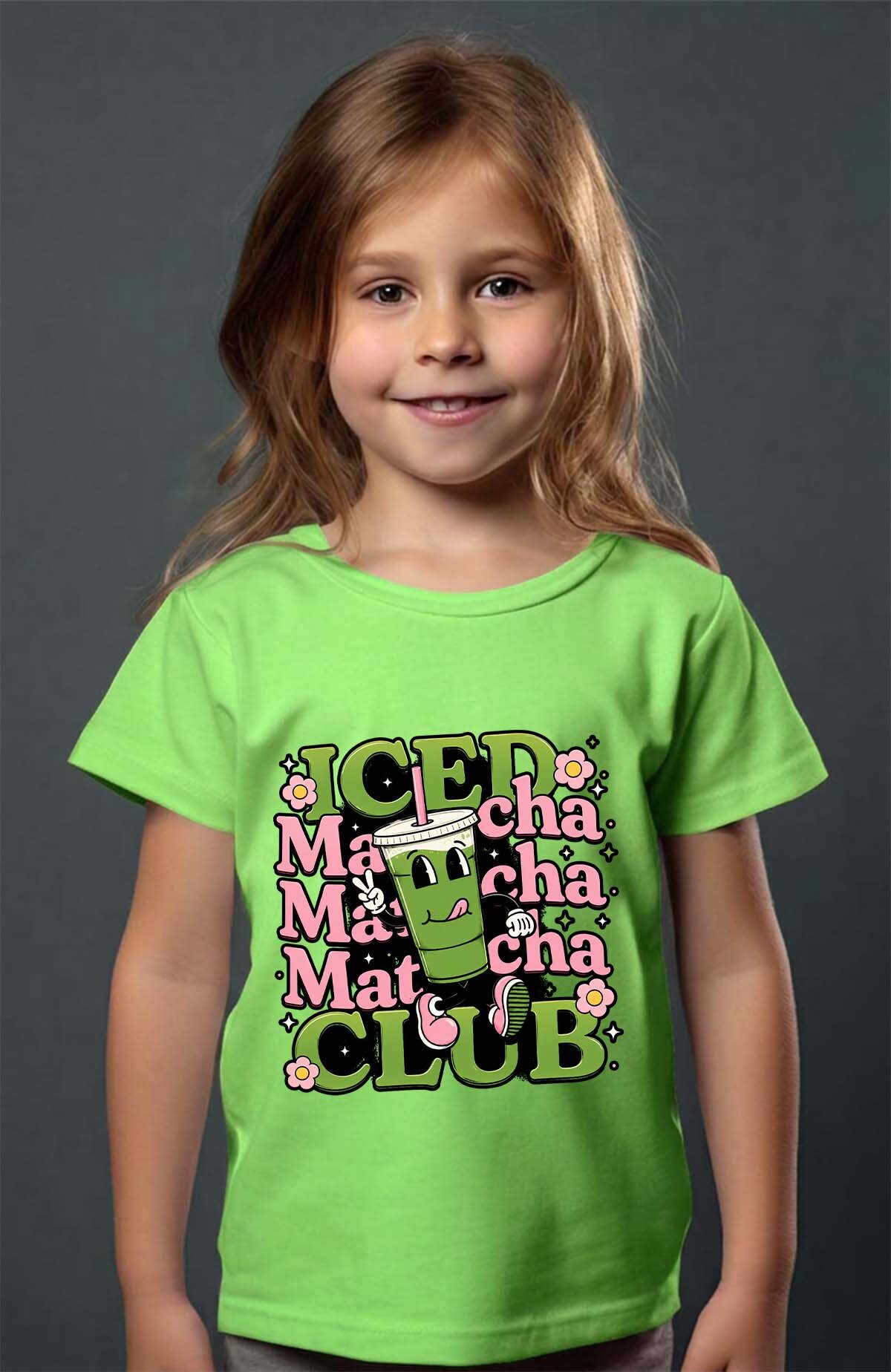 Grossiste I.A.L.D FRANCE - Iced matcha club - T-shirt Fille