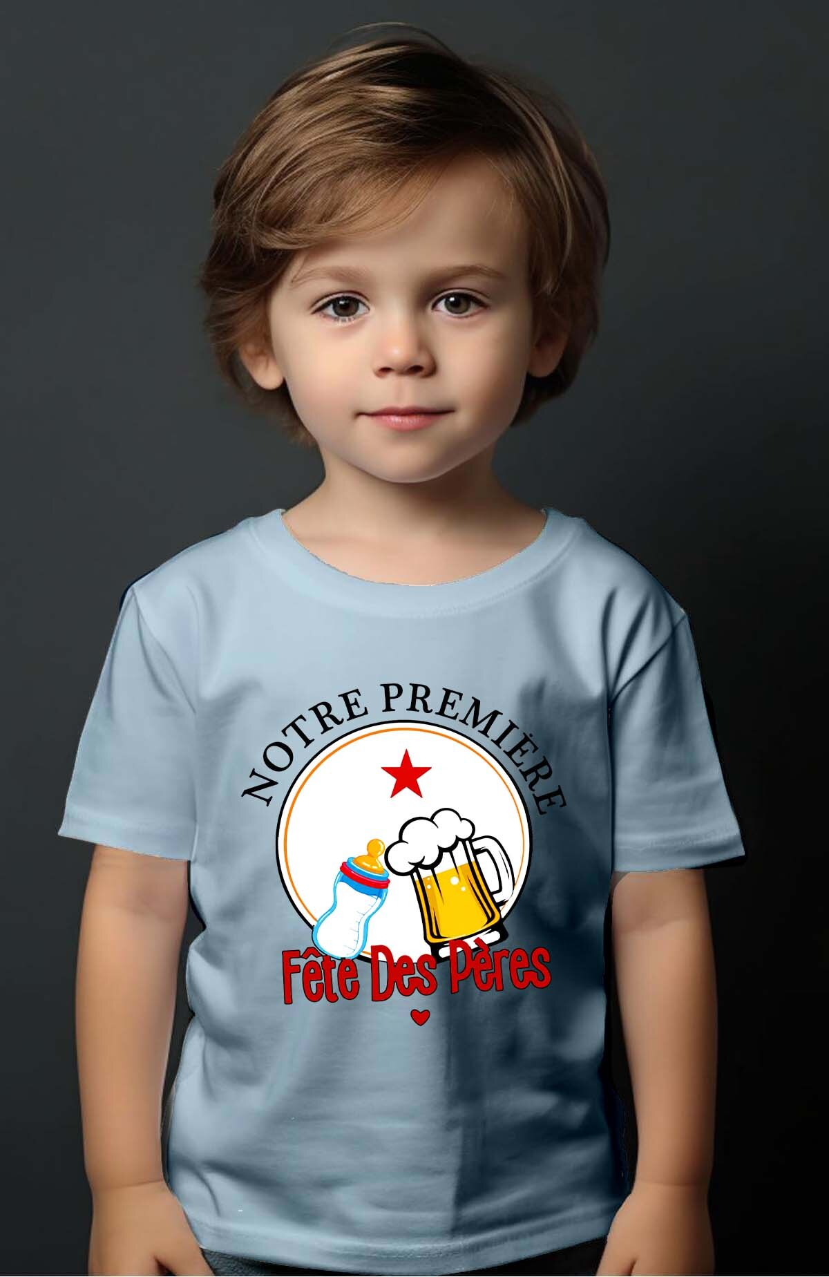 Grossiste I.A.L.D FRANCE - 1ère fete peres - T-shirt Garçon