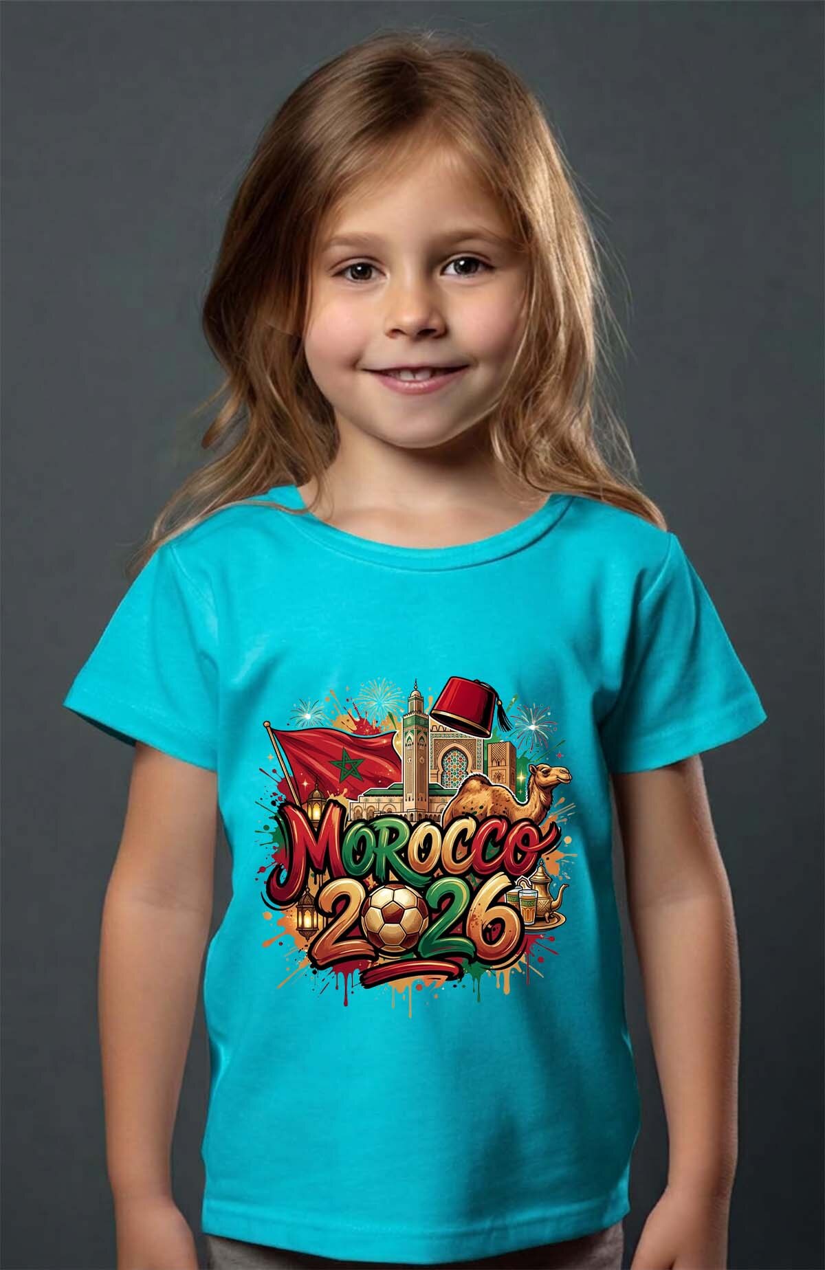 Grossiste I.A.L.D FRANCE - Cdm26 Morocco - T-shirt Fille