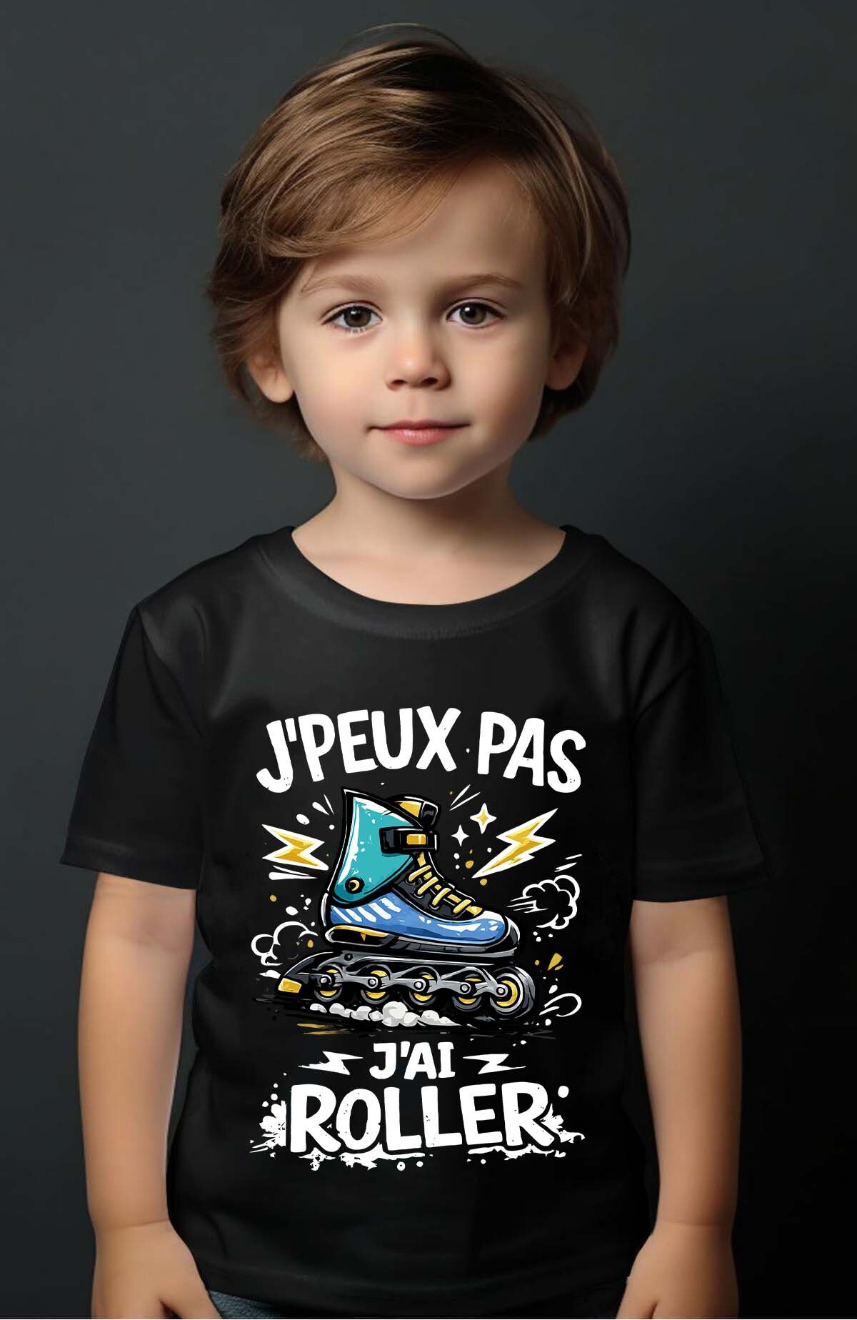 Grossiste I.A.L.D FRANCE - Peux pas... Roller Styl - T-shirt Garçon