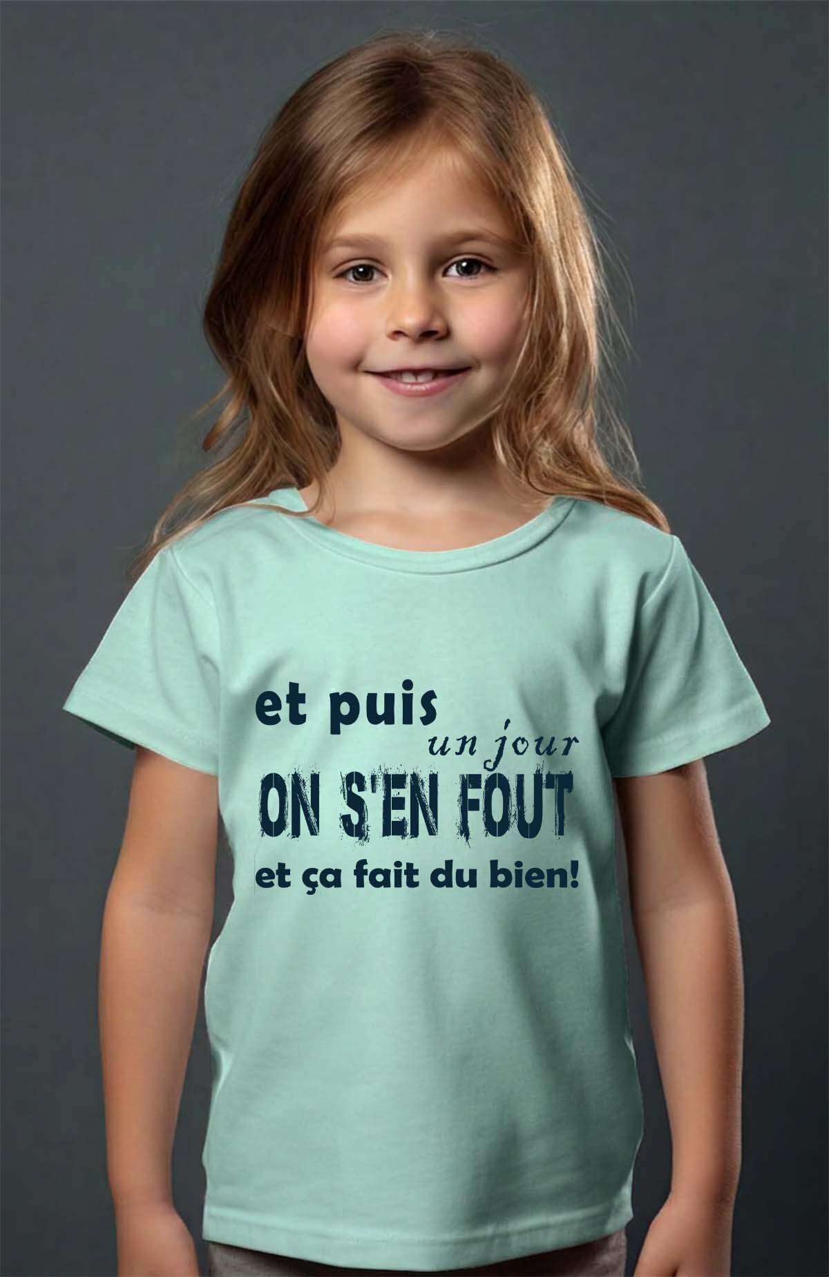 Grossiste I.A.L.D FRANCE - On sen fout - T-shirt Fille