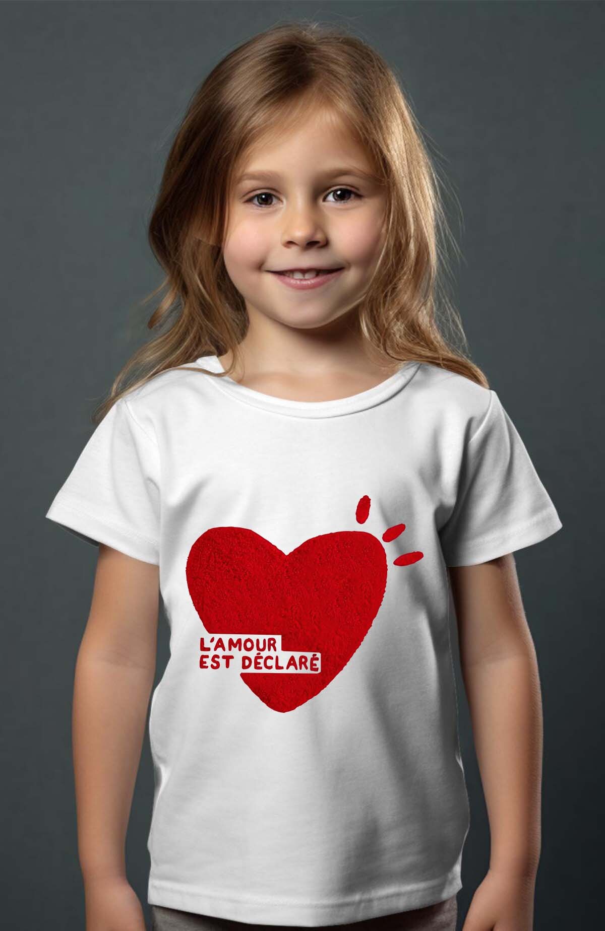 Grossiste I.A.L.D FRANCE - Lamour declare - T-shirt Fille