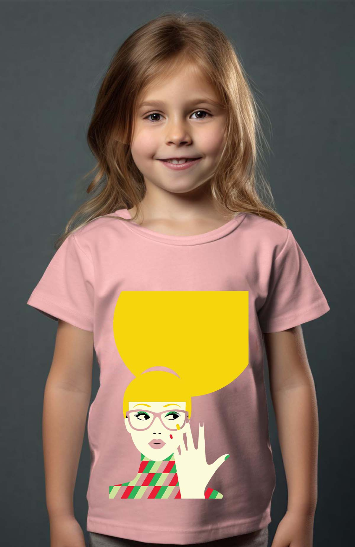 Wholesaler I.A.L.D FRANCE - Yellow hair Pat - Tee Girl