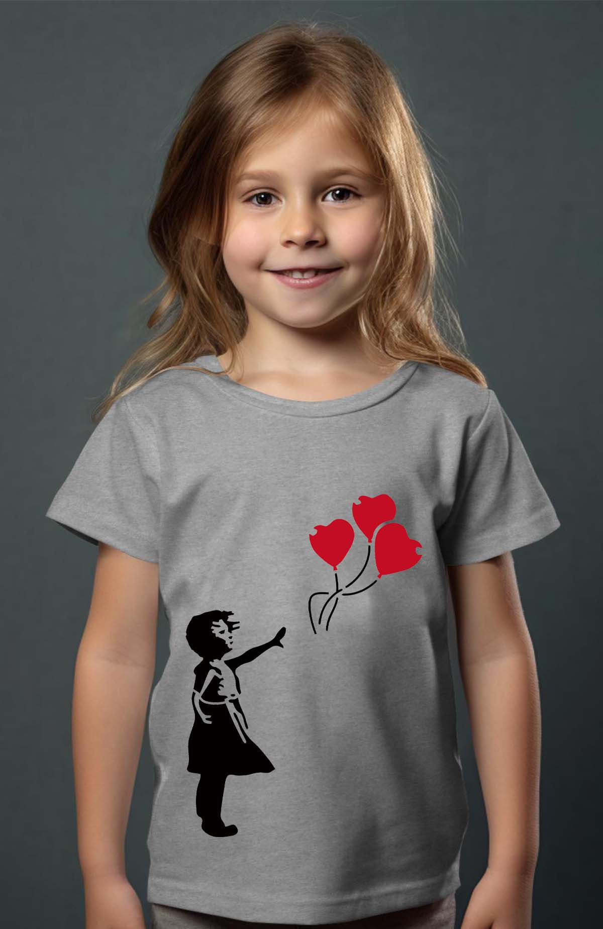 Mayorista I.A.L.D FRANCE - Hojas de globos - Camiseta niña