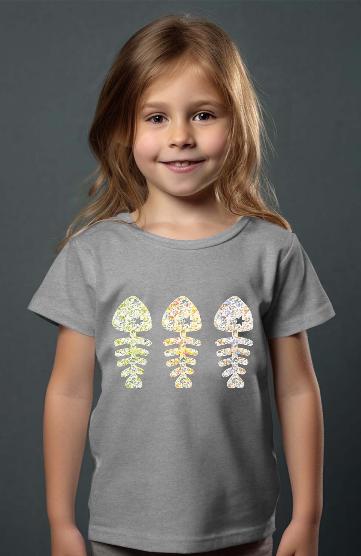 Grossiste I.A.L.D FRANCE - Floral fishbone - T-shirt Fille