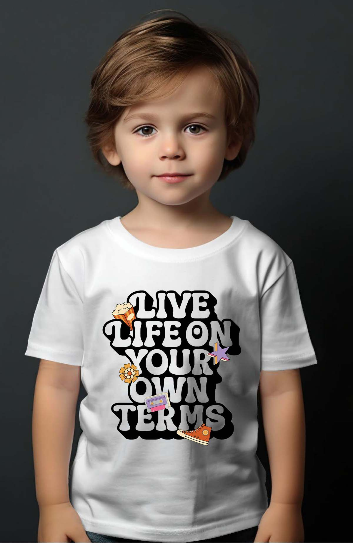 Mayorista I.A.L.D FRANCE - Vive la vida según tus propios términos - Camiseta niño