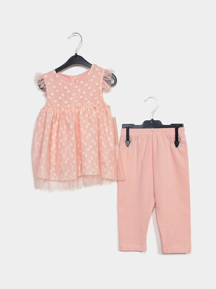 Großhändler IDEAL OUTFIT - Babykleid und Leggings