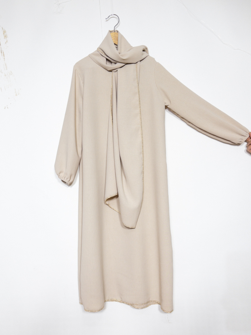 Wholesaler IDEAL OUTFIT - Children's abaya dress in jazz 6-8-10-12-14 years