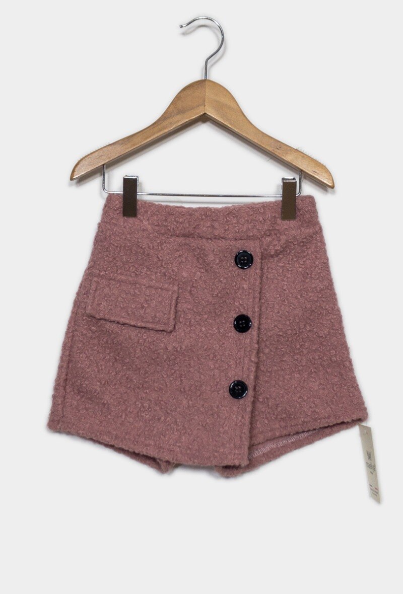 Mayorista IDEAL OUTFIT - Jupe short  avec trois bouton