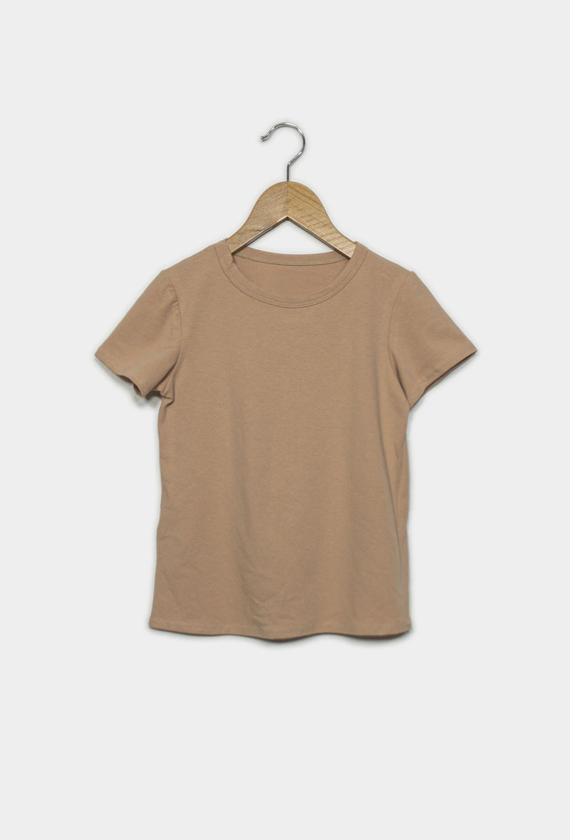 Wholesaler IDEAL OUTFIT - Basic in Uni t-shirt